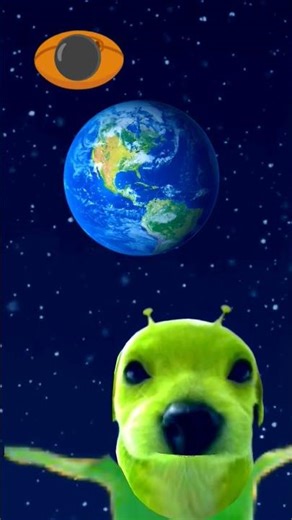 Green Alien Dog Sings Pretty Little Baby GoG