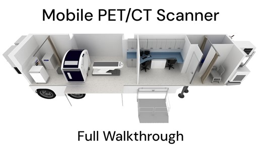 Mobile PET/CT Scanner Full Walkthrough