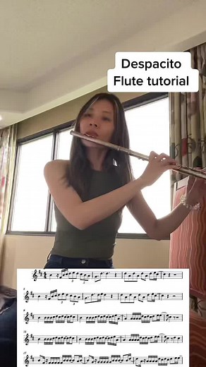 #despacito #luisfonsi #daddyyankee #flute #fyp #flutecover #flutetutorial #ruyaflute #sheetmusic