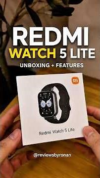 Unboxing the XIAOMI REDMI WATCH 5 LITE and trying out its features for the first time. ⌚️