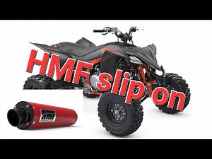 How to install HMF slip on exhaust 2023 YFZ450R