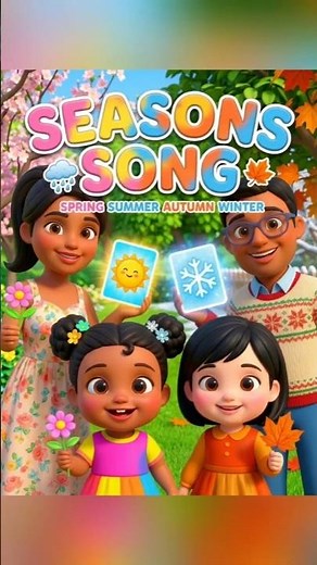 Seasons Song! 🌸☀️ Spring Summer Autumn Winter | Baby Anushka #nurseryrhymes