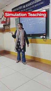 Simulation Teaching Practice #simulationtraining #bed #teachertraining #learntoknow