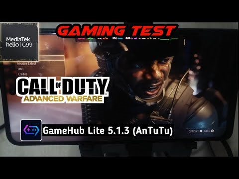 Call of Duty: Advanced Warfare | GameHub Lite 5.1.3 AnTuTu | Mediatek Helio G99 | Infinix Note 30