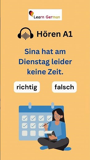 A1 Hören üben | Übung 8 | Easy German Listening for Beginners | Learn German