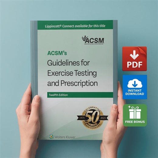 Acsm’s Guidelines for Exercise Testing and Prescription - Etsy