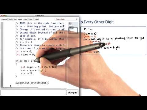 Sum Every Other Digit - Intro to Java Programming