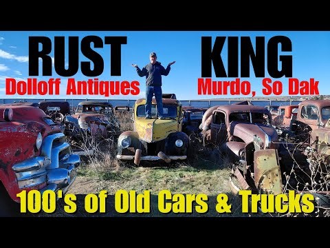 Amazing Old Car Junkyard Tour | Dolloff Antiques Murdo, South Dakota