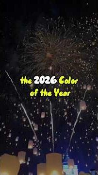 3 FACTS: Why Pantone Chose White as 2026 Color of the Year #shorts #facts #coloroftheyear