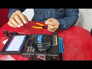 🌎Como es el funcionamiento. fusionadora de fibra optica.