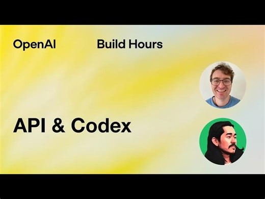 Build Hour: API Codex | Zbigniew Romanowski