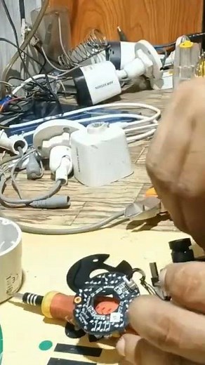 how to repair cctv camera