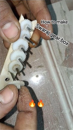 RC Tractor with DC gear motor[ how to make remote control tractor gear box ]🔥🔥🔥🔥#shorts