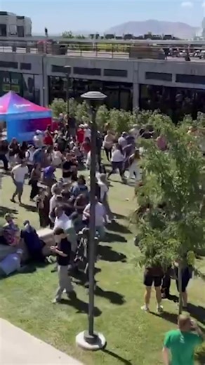 Charlie Kirk was shot while on stage during a stop at Utah Valley University kicking off his American Comeback Tour. Kirk, 31, was conducting a Q&A session from a pop-up tent on campus when the incident occurred, sending thousands of spectators into a panic, according to a flurry of social media posts. | New York Post