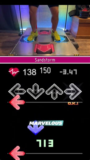 Sandstorm by Darude | #ddr #dancedancerevolution #stepmania #itgmania #weightloss #dance