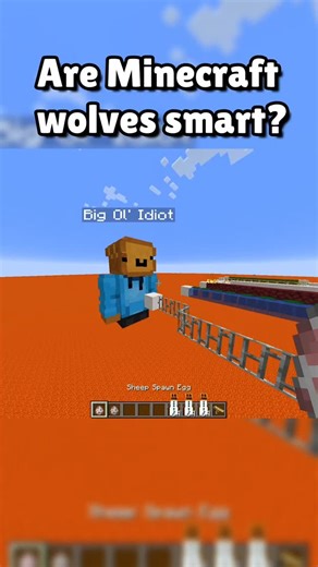 Zero Limitz on Instagram: "Are Minecraft Wolves Smart? 🤓🥀 #fyp #minecrafter #minecraft #minecrafters #viral #trending #foryoupage #minecraftjava #minecraftmemes #darkhumor"