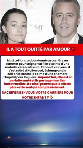 Le sacrifice de Matt LeBlanc