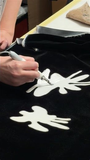 Velvet flowers cultivated by hand #DiorCouture