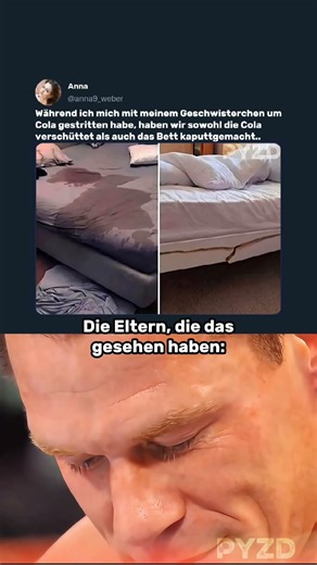 Cola-Streit: Das Bett ist ruiniert 🤔🤨