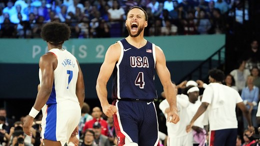 'A golden dagger!': Watch Steph Curry seal gold for US with epic 3-point barrage