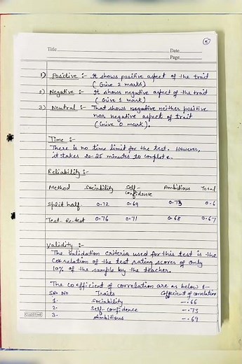 Sentence Completion Test (SCT), MAPC Practical File, IGNOU