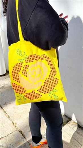Faux Embroidery Rose Tote 🌹✨ Cricut Iron-On Vinyl Hack (No Sewing!) #diy #cricut #craft
