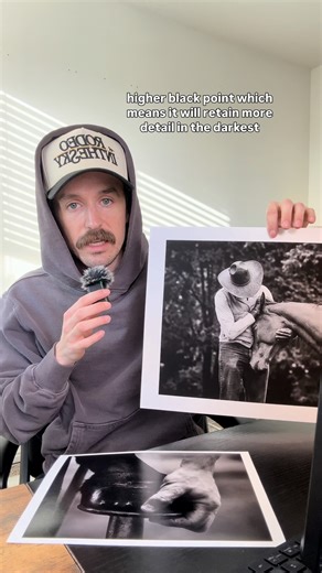 Seth Stern | The Cowboy Photographer on Instagram: "Matte or Luster? Why choose a luster paper over a matte paper when printing fine art photos? In this video I'll share when and why to print on Luster. What is your preferred paper type? Luster or matte?"