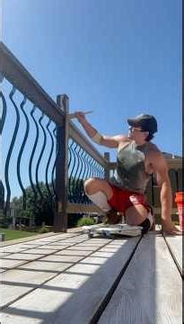 DECK PREP & PAINT PT.2 - Pressure wash, scraping, sanding, caulking, Sherwin Williams Resort Tan