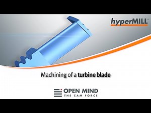 5-axis Machining: Turbine Blade