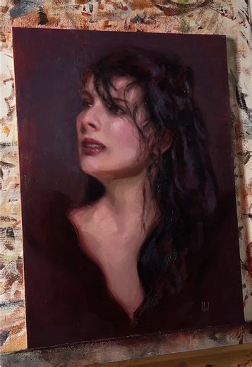 Oil painting process✨ Full video on YouTube #art #artist #process #oilpainting