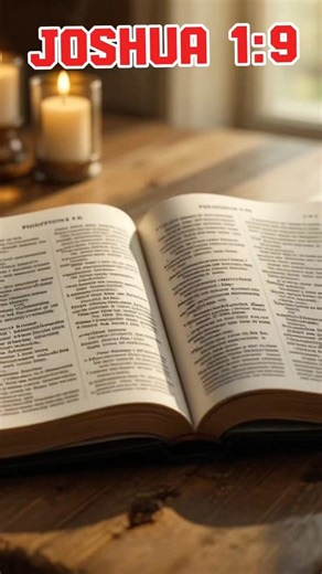 Be Strong and Courageous | Powerful Bible Verse for Faith & Strength (Joshua 1:9) #dailybibleverse