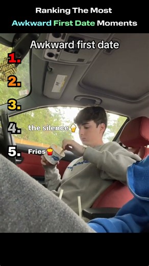 Ranking The Most Awkward First Date Moments 🥀 #shorts