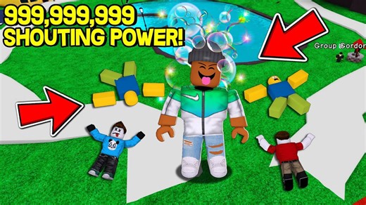 Roblox shouting simulator