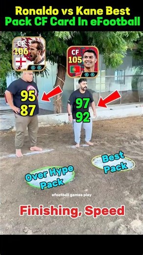 Cristiano Ronaldo vs Harry Kane Best National Team Pack CF Card In eFootball 2026 #efootball #pes