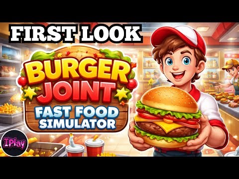 Burger Joint Fast Food Simulator - INTERESTING! First Look!