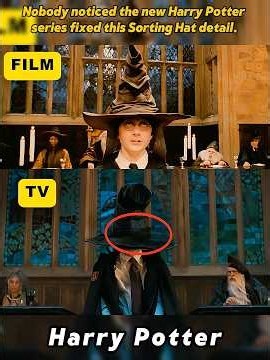 Do you know why?The new Harry Potter series moved the Sorting Hat’s mouthfrom the folds of the hat