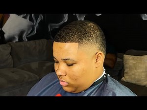 BARBER TUTORIAL : Crispy Line Up with Bald Taper