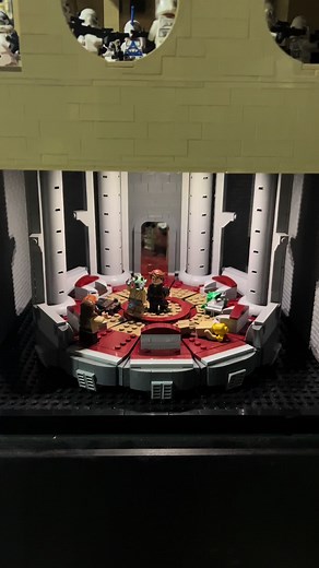 Lego Star Wars Jedi Temple Council Room Mock Build