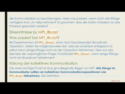 Verständnis des Verhaltens von MPI_IBcast: Müssen alle Ränge teilnehmen?