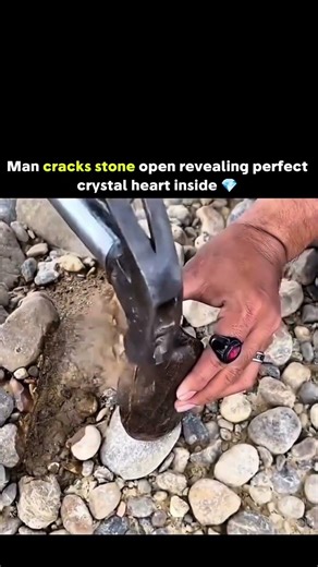 Nature's Perfect Heart! 💜Alternative Wait for the reveal... Perfect Crystal Heart 💎