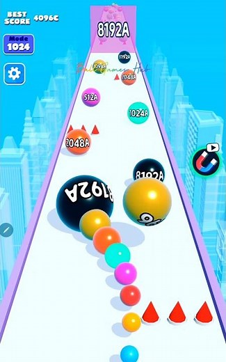 “NUMBERS BALL BLEND CHALLENGE 🔢⚪🌈🔥 | Insane Merge Combo Short 😱✨ #shorts