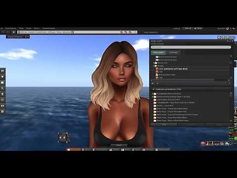 How to make animated mesh hair for Second Life