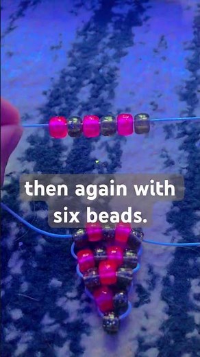 how to make a ladder stitch tie!! :3 (part 1/2) #kandi #tutorial