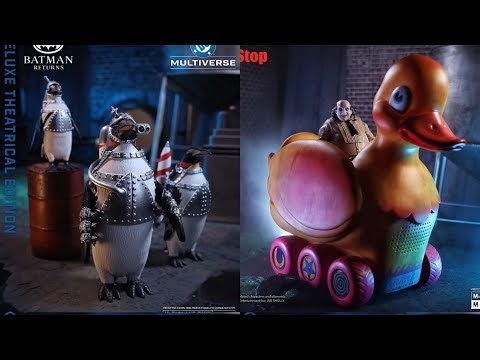 New McFarlane Toys reveals Batman Returns Penguin & Duck Penguin 3 pack action figures