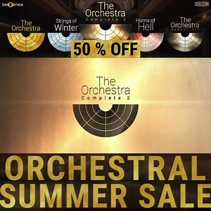 33 reactions · 7 comments | Until July 10th only: 50% discount on all products of „The Orchestra“ family. Best Service The Orchestra Complete 2, by Sonuscore: for only 229,50 $ Best Service The Orchestra, by Sonuscore: for only 149,50 $ Best Service The Orchestra Essentials, by Sonuscore: for only 49,50 $ Best Service Strings of Winter, by Sonuscore: for only 79,50 $ Best Service Horns of Hell, by Sonuscore: for only 79,50 $ What are you waiting for, get it now! | Best Service | Facebook