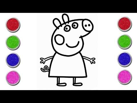 How To Draw Peppa Pig Easy Step By Step |How To Draw Peppa pig Drawing Tutorial | Peppa Pig Drawing