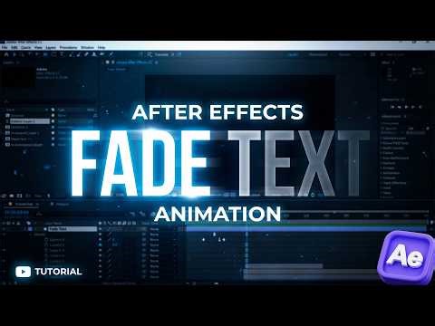 Smooth Fade In Text Animation | after effect #textanimation #aftereffectstutorial