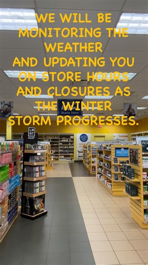 Vitaminshoppe_Langhorne on Instagram: "We will be monitoring the weather and updating you on our store hours or closures as the winter storm progresses. Meanwhile, we’re open today so take advantage of our buy two get one free on all private brands, buy one get one free on Raw Nutrition and any additional sales that end Sunday this is your last chance to pick up your deals. Can’t make it in? No problem by online for pick up in store and we will hold your items for you. #customerservice #wellness
