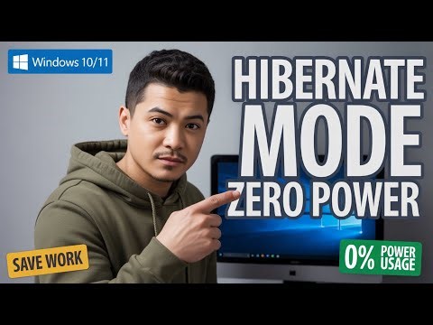 Use Hibernate in Windows to Save Your Work with ZERO Power Usage (Windows 10/11 | 2026)