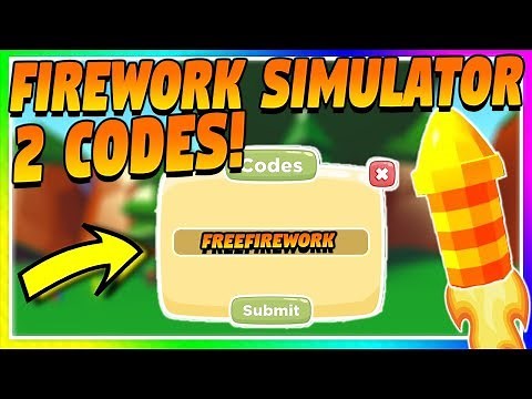FIRE WORK SIMULATOR 2 CODES & GOLDEN ROCKET LOCATION!!